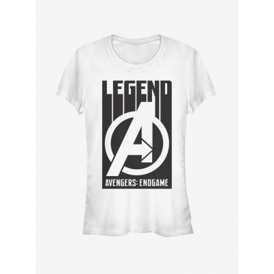 Avengers Legends White T-Shirt for Girls - Endgame Edition
