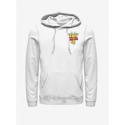 Disney Pixar Toy Story 4 White Chest Logo Men's Unisex Hoodie