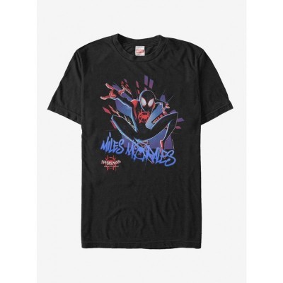 Marvel's Miles Morales Spider-Man Street T-Shirt - Black