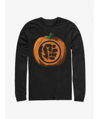 Marvel The Hulk Pumpkin Long-Sleeve T-Shirt $12.63 T-Shirts