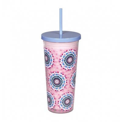 Vera Bradley Luna Double Wall Tumbler with Muggle Magic for Harry Potter Fans
