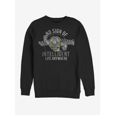 Disney Pixar Toy Story Crew Sweatshirt - Men's Black No Sign Of Life