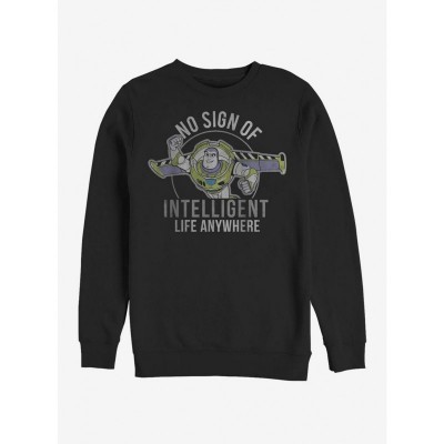 Disney Pixar Toy Story Crew Sweatshirt - Men's Black No Sign Of Life