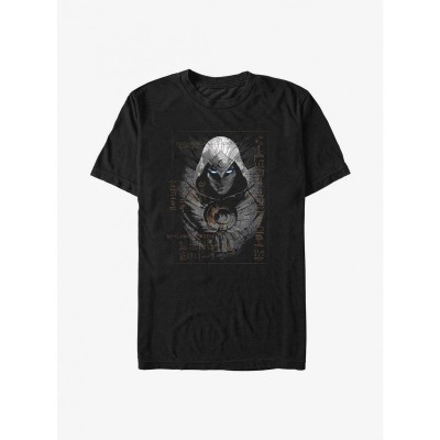 Marvel Moon Knight Ancient Symbols T-Shirt for Men - Black